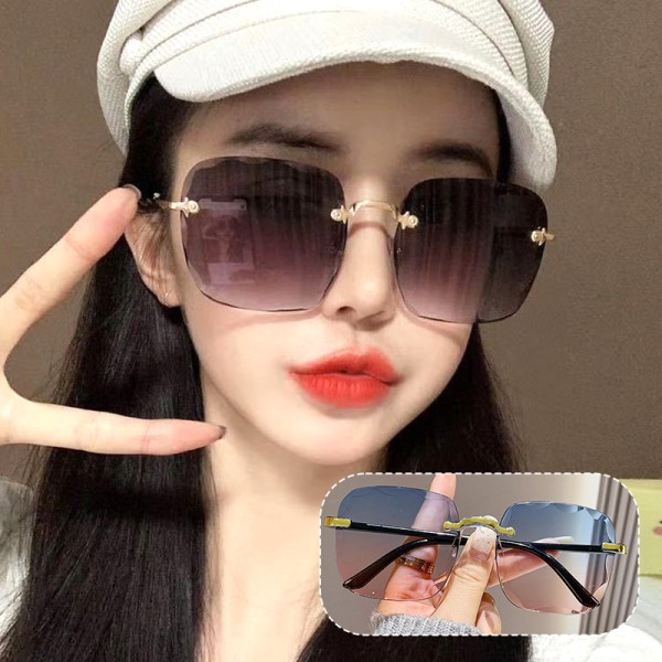 Gradient Eyeglasses Lady UV Protection Shade aurinkolasit Square A2