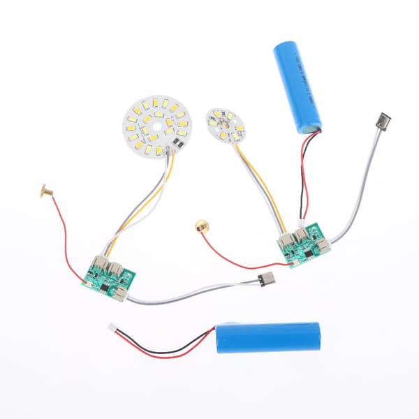 1 sæt 5V lyskilde LED-lyspanel dæmpningscontroller fjernbetjening 3W White light