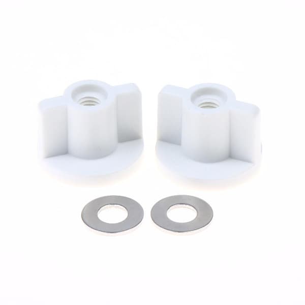 Fast ersättningsmutter bak Fast ersättning för 6 mm skruvar Toi A2 2PCS