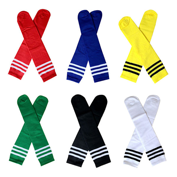 Uudet Jalkapallo Urheilusukat Pitkät Polvi Puuvilla Spandex Kids Leggingsit Red