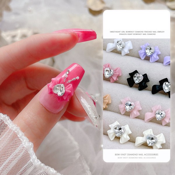 Glitter 3D strassit Shiny Stones Nail Art Decoration Nail Kr 07