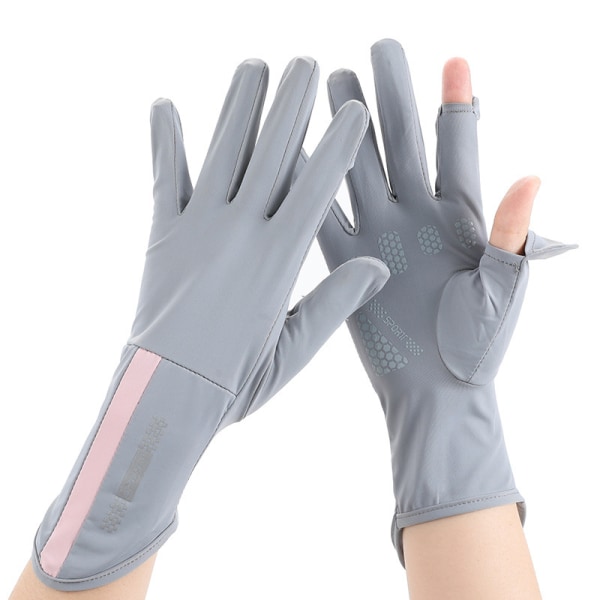 Damehansker Sykling UV-beskyttelse Sommer Anti-Solburn Thin A B