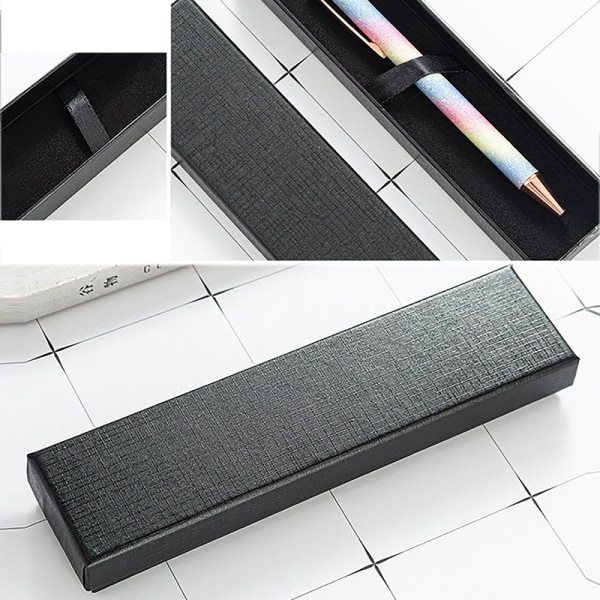Rektangulär Clamshell Present pennask Mode exklusivt företag Off