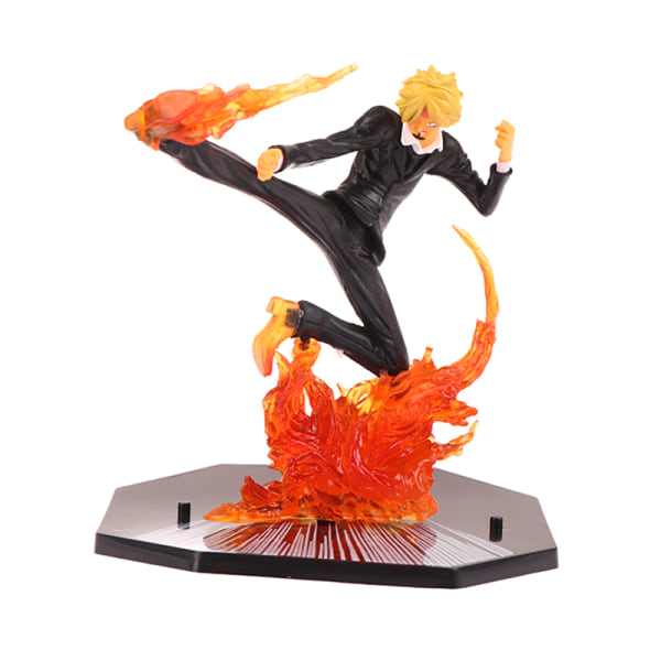 15 cm Anime One Piece Sanji-skulptur samleobjekt actionfigur