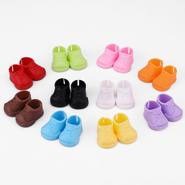 15/17cm Dukkesko Plast Mini Sko For Dukker Mini Finger Sko A7