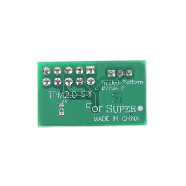 TPM 2.0 Modul SPI Gränssnitt Vertikal Stabil Säkerhet 9670 Chipset