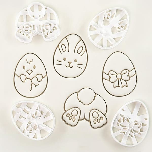 Påske Cookie ter Form Stempel Påskefest Kanin Præger Kiks A4