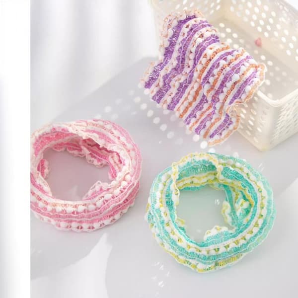 1 stk. elastisk pandebånd til ansigtsvask, stilfuldt elastisk pandebånd med Purple