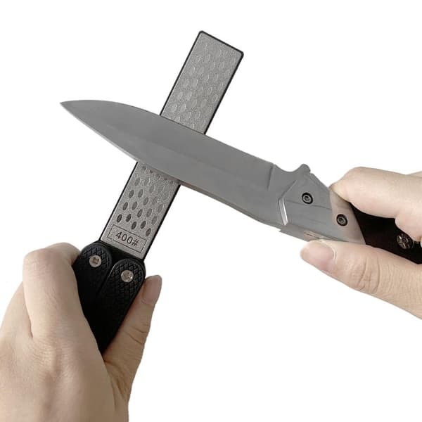 Dobbeltsidet foldbar lommesliber Diamant slibesten A3