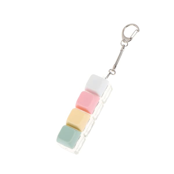 aron Color Keyboard Key Toy DIY Button Keycap Sensorisk Nyckelring B
