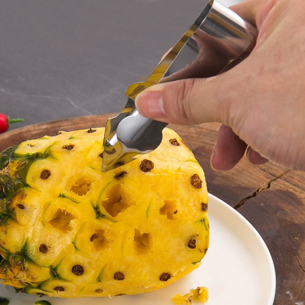 1 stk Praktisk Pineapple Eye er rustfritt stålfjerner C 1