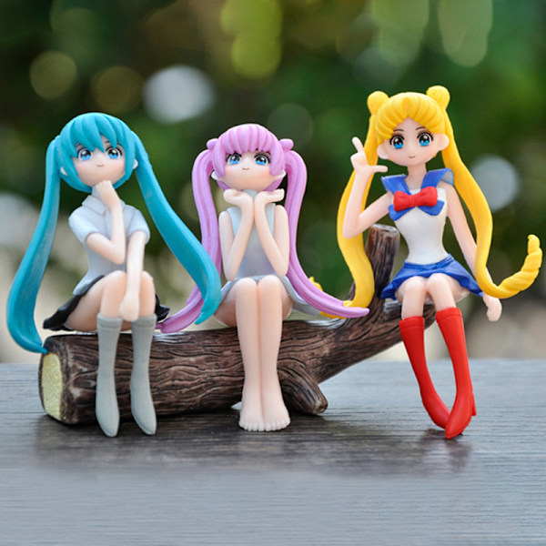 1st Anime Sailor Moon Vacker flicka Water Ice Moon Kawaii Anim A2