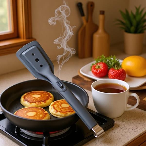 Silikon kjøkkentang Non Stick biffspatel egg pannekake stekespade A2