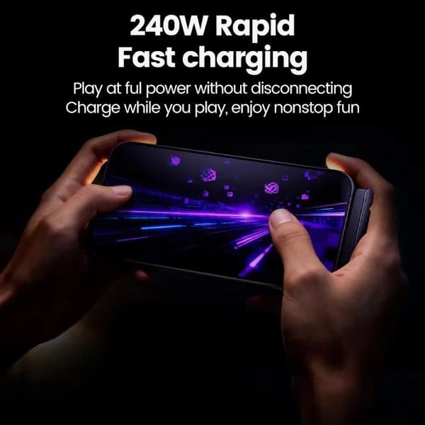 240W USB C snabbladdningskabel med inbyggt vikbart telefonstativ A1