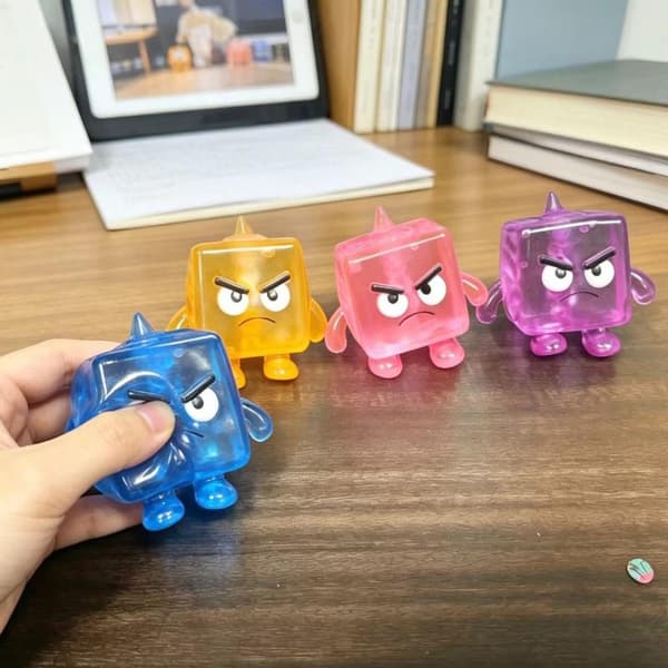 Maltose Cube Monster Stressavlastende Leketøy Myk Sakte Sensorisk T Random