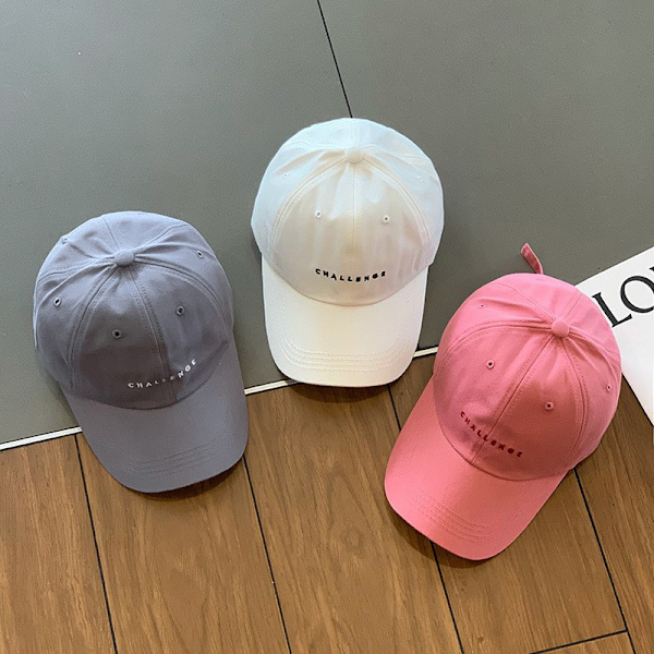 Dam S Casual Mångsidig cap Spring Summer Letter Embr Gray