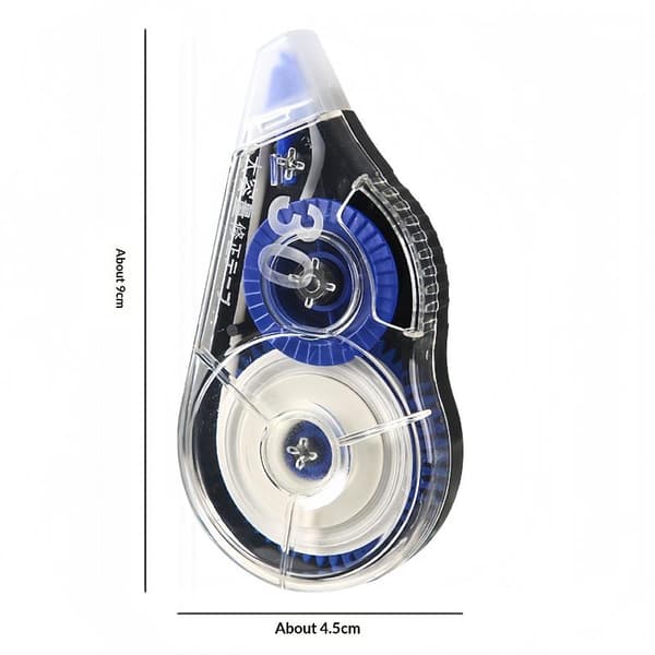 1/3 stk korreksjonstape 30M stor kapasitet White Out Roller Smoo 3pcs