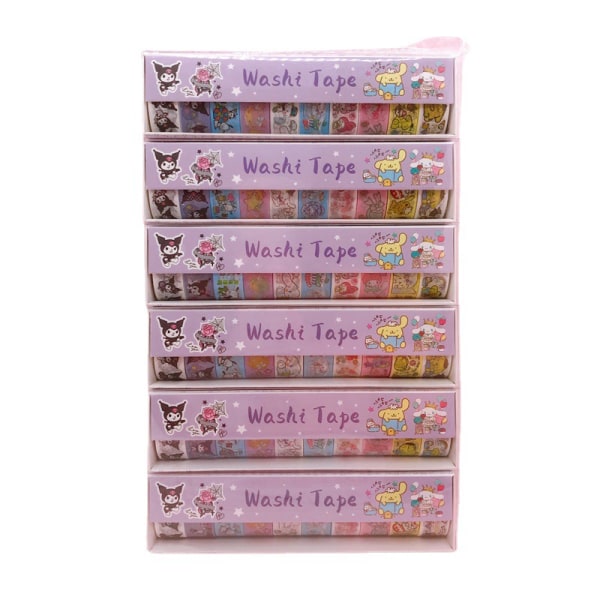 10 stk 15mm*2M e Cartoon Washi Tape maskeringstape Kawaii Decorati