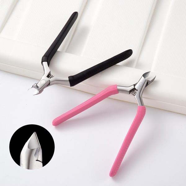 Professionel Nail Art Toe icle ter Nipper Trimmer Manicure Pedi Rose red