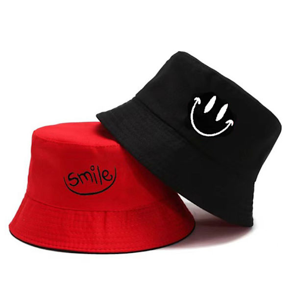 Unisex Bucket Hat Broderi Kvinder Bomuld Dobbeltsidet Hat Beac khaki black
