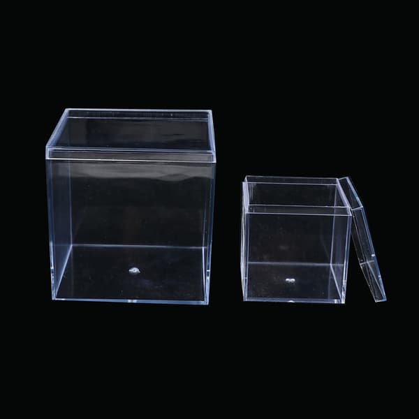 1 st transparent akrylbox plastorganisatör förpackningslåda Ca L