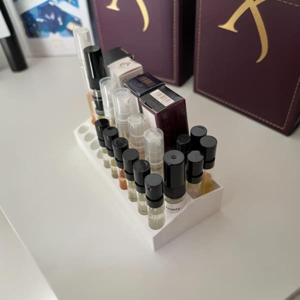 Bordplade Parfume Prøve Opbevaring Displaybakke Kompatibel Med Min Black