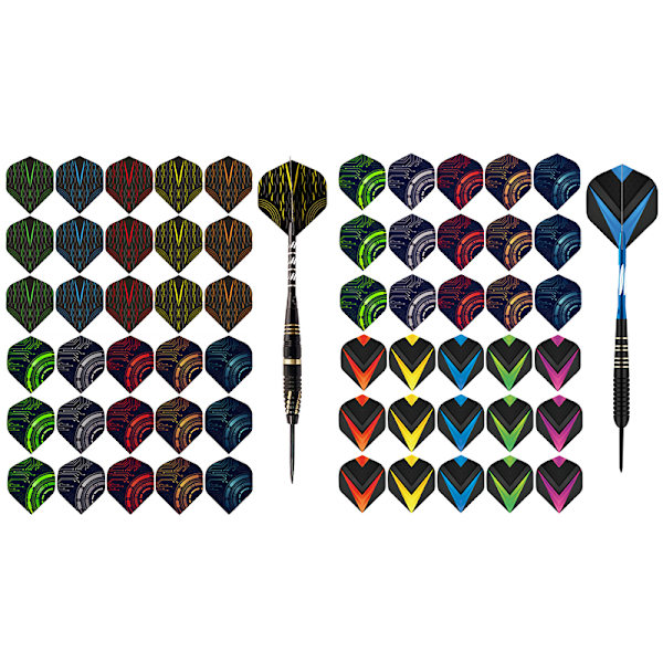 30 stk/sett Profesjonell Dart Flights Dart Wing Plast 30pcs E