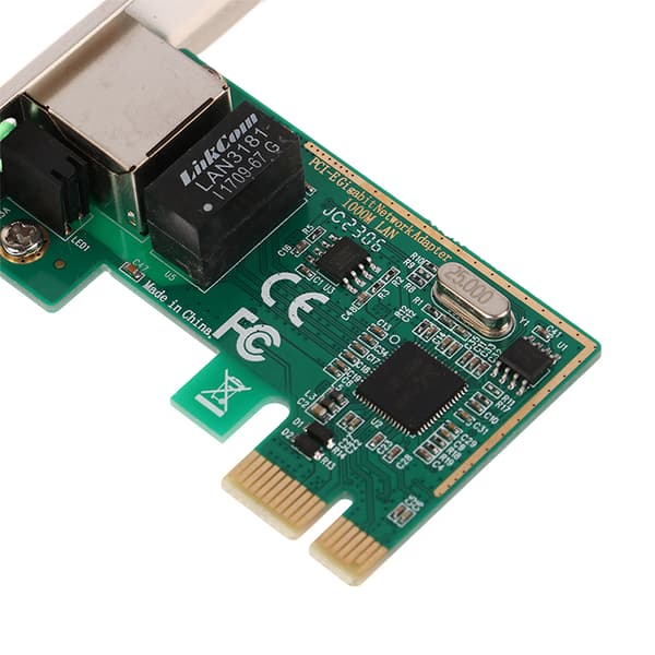10/100/1000 Mbps Gigabit Ethernet LAN PCI Express PCI-E verkko 1Set