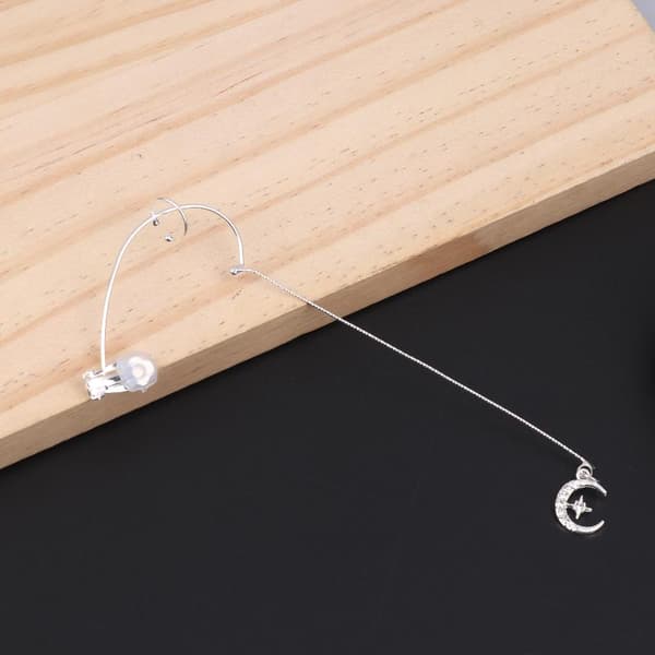 1 st mode stora vattendroppsörhängen utan piercing för kvinnor Fac 04