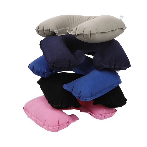 Oppblåsbar nakkepute Autofly U-formet reiselys Por Light gray