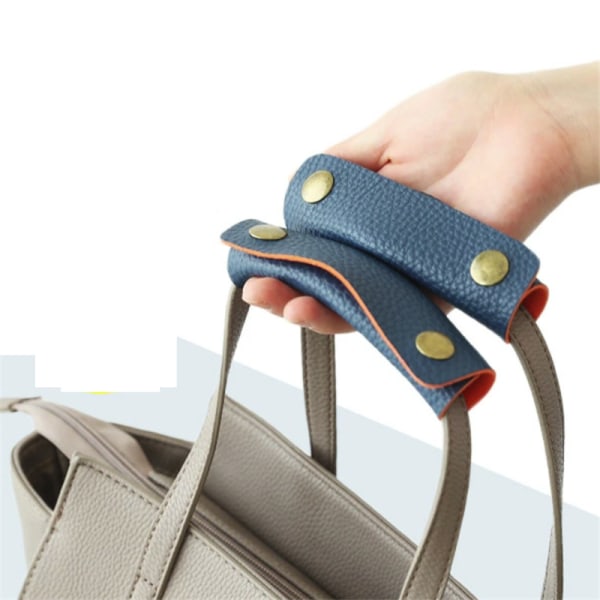 Kuffert Grip Beskyttende Taske Håndtag Skulderrem Pad Cover Ba Blue