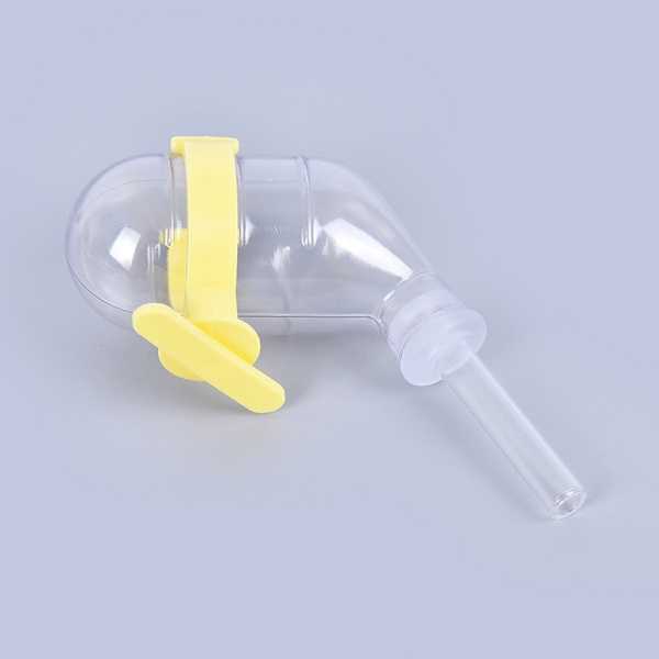 Kjæledyrdrikke Automatisk vanndrikkeskål for hamstervann D Yellow glass