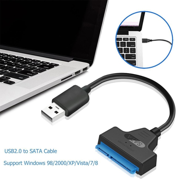 7+15 22-pinners SATA 3-kabel 2.5 HDD/SSD USB-overføring ekstern hard A2  a62b | A2 | Fyndiq