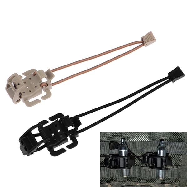 Tactical Wheel Clip Molle Vandretilbehør Multifunktionshæng Khaki