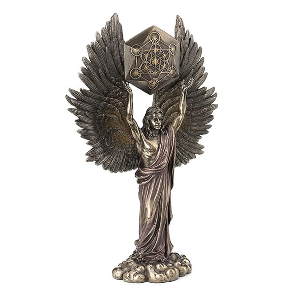 Talmudisk jødedom Metatron-engel som holder den hellige livsblomsten G C