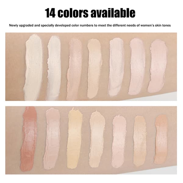 Full Skin Concealer Foundation Cream Ansikte Professionell Blemish E