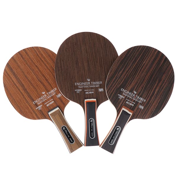 Hög kvalitet Ebony Dalbergia Bordtennisracket Bottenplatta 5 A