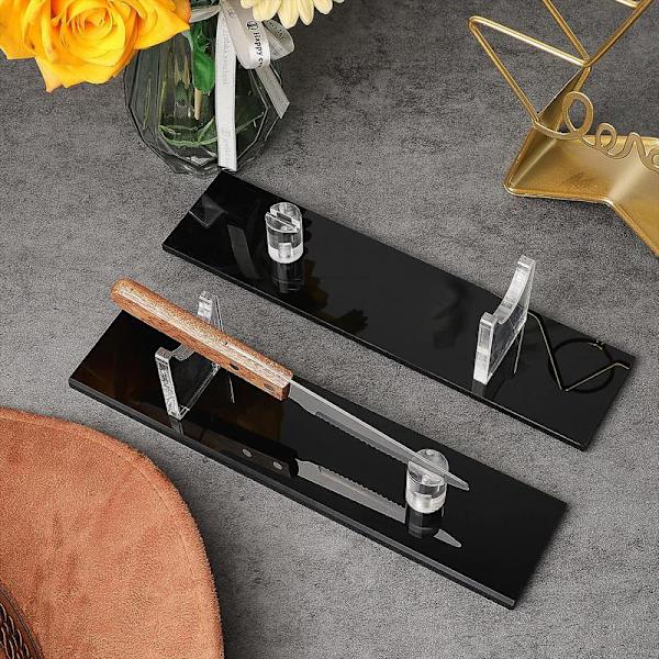 Knivar Display Hållare Knivar Display Med stödram Black