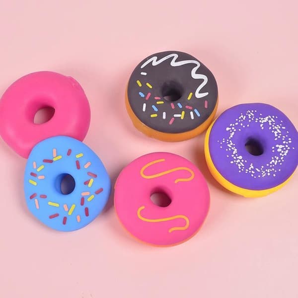Bløde Donut-legetøj til børn, voksne, hjem, kontor, skole, rejser