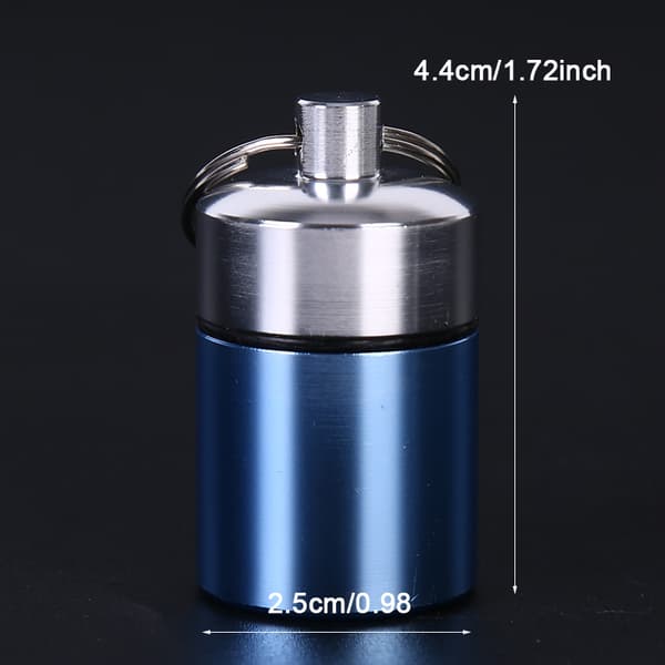 Mini Kannettava case Carry Bottle Korvatulpat Box Avaimenperä