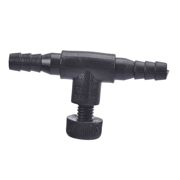 3/10 stk fisketank luftledningskontrollregulatorventil akvarium Black 3PCS
