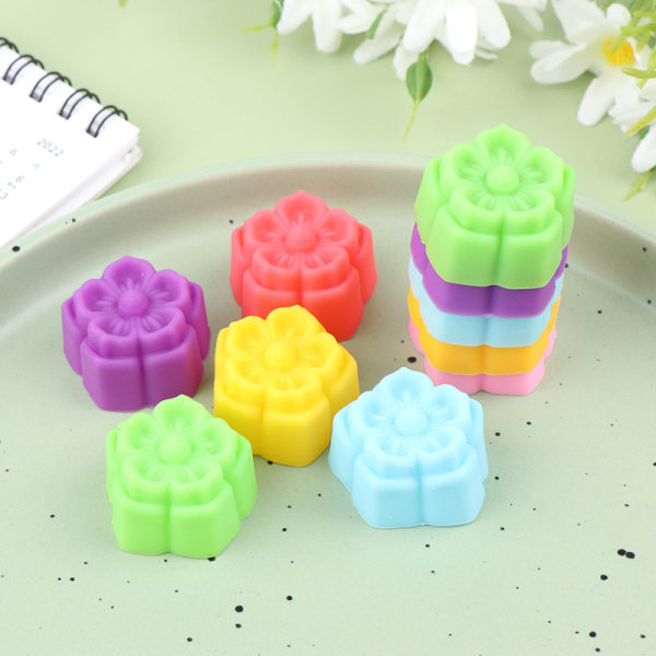 10 Stk Silikone Cupcake Form DIY Orkidé Form Kage Muffin Bagning 1