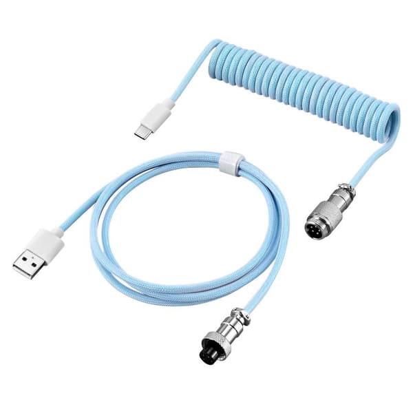 USB Type C -kierrekaapeli mekaaniselle näppäimistölle Max Aviation Co A5