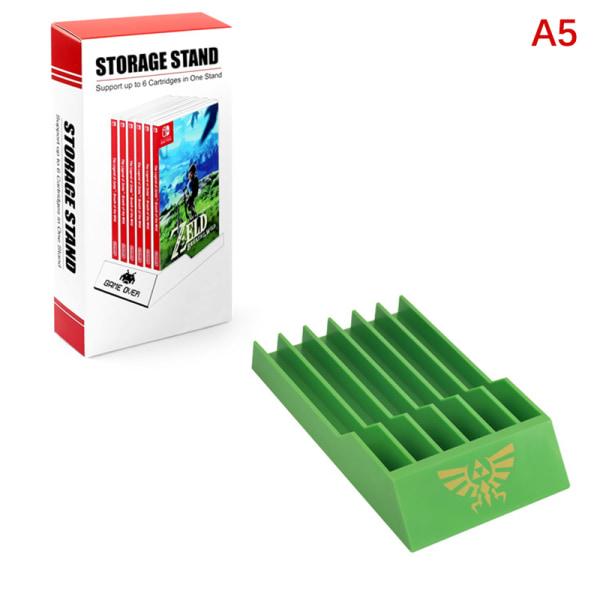 Kortholder Spilllagringsstativ Spillkort Disc Display Box Game C Red A3