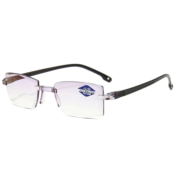 Kantløse læsebriller Anti Blue Light Bifocal Langt Nær 3(200°)