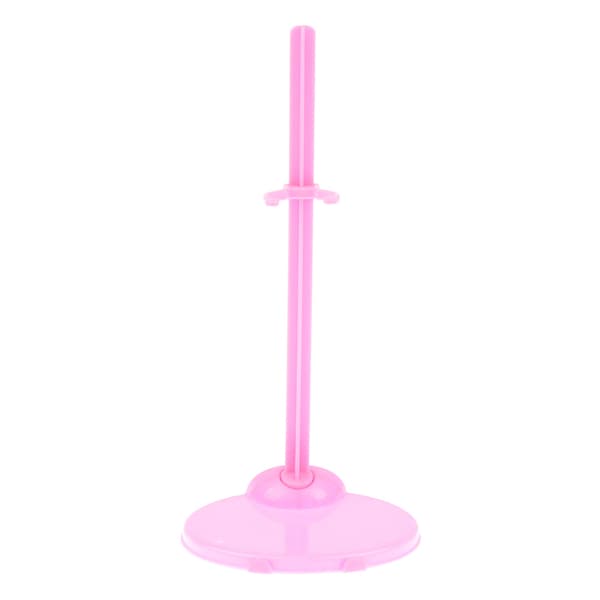 Stativ för 1/6 dockor Stödställ 30 cm Figur Display Hållare T pink