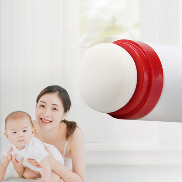 Baby Travel Powder Puff Box Talcum Powder Puff Bottle Løs Pow