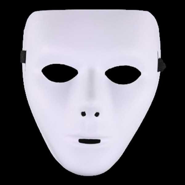 Halloween Kul PVC Kamen Rider Ghost Dance Hip Hop Maske Hvit N A2