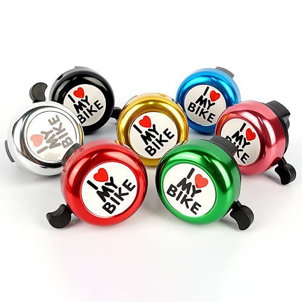 8 farger Bike Bell Styre Bell Loud Sound Bike Bells Alar Black