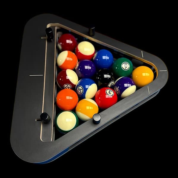 Professionel Billardkugleholder Justerbar 8 9-Ball Trekant Til 2